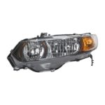 Left Headlamp assy composite Coupe; M/T; 6 Speed - HONDA CIVIC 2006-2007