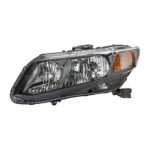 Left Headlamp assy composite Sedan/Coupe CAPA - HONDA CIVIC 2012-2012