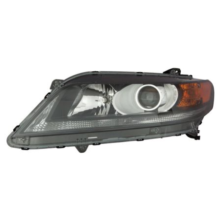 Left Headlamp assy composite Coupe; 4 Cyl; Halogen; w/o LED - HONDA ACCORD 2013-2015