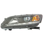 Left Headlamp assy composite HYBRID; Halogen - HONDA ACCORD 2014-2015