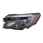 Left Headlamp assy composite EX|EX-L|TOURING; Halogen; w/LED DRL; w/o Auto Dimming; w/Auto On/Off CAPA - HONDA PILOT 2016-2020