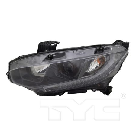 Left Headlamp assy composite Sedan/Coupe; Halogen - HONDA CIVIC 2019-2021