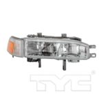 Right Headlamp assy composite includes park/marker lamp - HONDA ACCORD 1990-1991