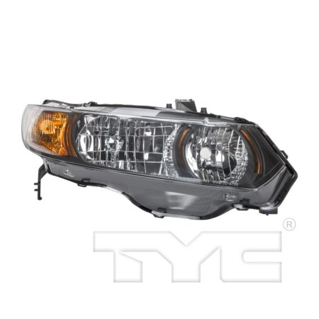 Right Headlamp assy composite Coupe; M/T; 6 Speed - HONDA CIVIC 2006-2007