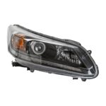 Right Headlamp assy composite EX|EX-L|LX|SPORT; 2.4L; Sedan; Halogen CAPA - HONDA ACCORD 2013-2015