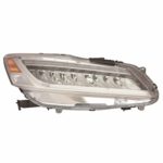 Right Headlamp Assy Composite Sedan; Led - HONDA ACCORD 2016-2017