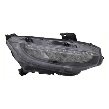 Right Headlamp Assy Composite Sedan; Led