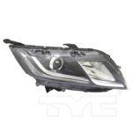 Right Headlamp assy composite Halogen; w/o DRL - HONDA ODYSSEY 2018-2023