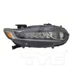 Right Headlamp assy composite Exc. TOURING; Halogen High Beam - HONDA ACCORD 2018-2022