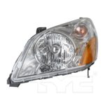 Left Headlamp lens/housing all - HONDA PILOT 2003-2005