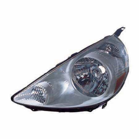 Left Headlamp lens/housing Tafetta White; Code NH578 - HONDA FIT 2007-2007