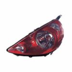 Left Headlamp lens/housing Milano Red; Code R81 - HONDA FIT 2007-2008