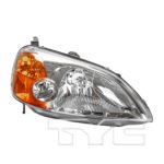 Right Headlamp lens/housing 2dr coupe - HONDA CIVIC 2001-2003