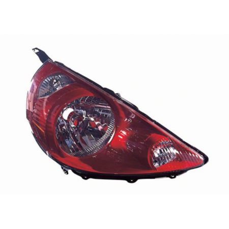 Right Headlamp lens/housing Milano Red; Code R81 - HONDA FIT 2007-2008