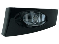 Left Fog lamp assy nighthawk black; code B92P; factory installed - HONDA FIT 2007-2008