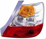 Right Taillamp assy 2dr hatchback; w/o bulbs or sockets - HONDA CIVIC 2004-2005