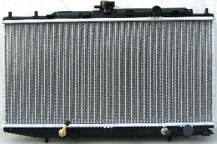 Radiator assembly w/auto trans; ND design - HONDA CRX 1988-1991