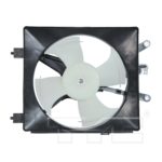 Condenser fan includes motor/blade/shroud; USA built; Mitsuba design - HONDA CIVIC 2001-2005