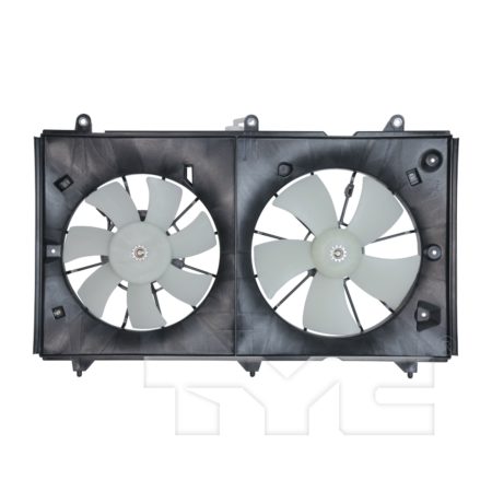 Radiator cooling fan assy dual fan assembly; w/4 cyl engine; Denso design - HONDA ACCORD 2003-2005