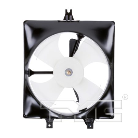 Radiator cooling fan assy includes motor/blade/shroud; w/V6 engine; Denso design; right side - HONDA ACCORD 2003-2005