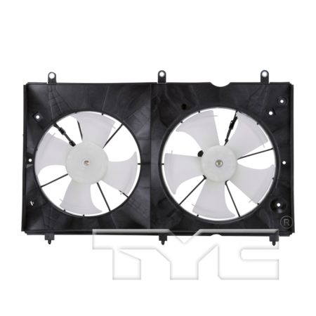Radiator cooling fan assy blade/motor/shroud/coolant tank; 2dr coupe/4dr sedan - HONDA ACCORD 2003-2006