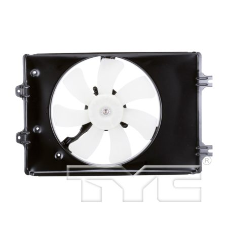 Radiator cooling fan assy right side; motor/blade/shroud/cover - HONDA RIDGELINE 2006-2008