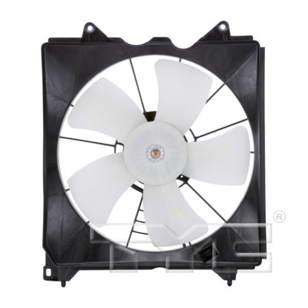 Radiator cooling fan assy 2.4L; Coupe; Denso brand; motor/blade/shroud assy - HONDA ACCORD 2008-2010