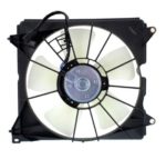Radiator Cooling Fan Assy Sedan; 4 Cyl; Denso Brand; Motor/Blade/Shroud Assy - HONDA ACCORD 2013-2017