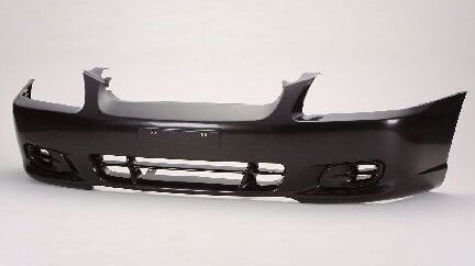 Front bumper cover 4dr sedan; w/o fog lamps; prime - HYUNDAI ACCENT 2000-2002