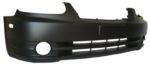 Front bumper cover w/fog lamps; prime - HYUNDAI ACCENT 2003-2006