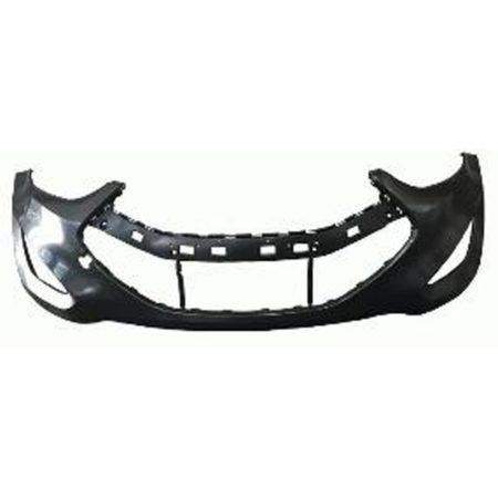 Front bumper cover Coupe; From 11-1-13; prime - HYUNDAI ELANTRA COUPE 2014-2014