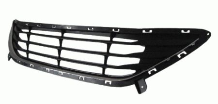 Front Bumper Grille Sedan; Usa Built; W/O Chrome Trim - HYUNDAI ELANTRA 2011-2013