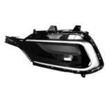 Left Front bumper insert 2.4L; Fog Lamp Bezel; w/Fog Lamps - HYUNDAI SANTA FE SPORT 2017-2017