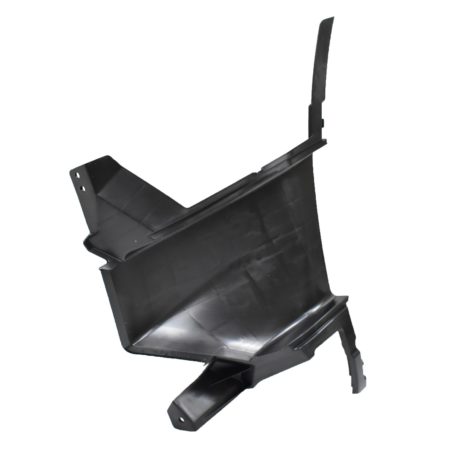 Left Front Bumper Insert Korea Built; Air Duct; W/O Fog Lamps; Dark Chrome - HYUNDAI ELANTRA 2021-2021