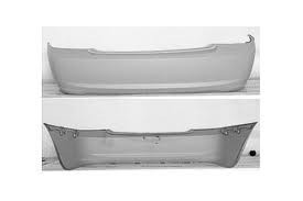 Rear bumper cover 4dr sedan; prime - HYUNDAI ELANTRA 2004-2006