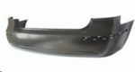 Rear Bumper Cover 2.4L; W/O Dual Exhaust CAPA - HYUNDAI SONATA 2009-2010