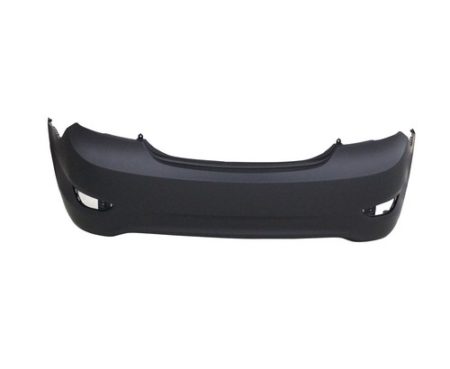 Rear Bumper Cover Sedan; Primed CAPA - HYUNDAI ACCENT 2012-2017