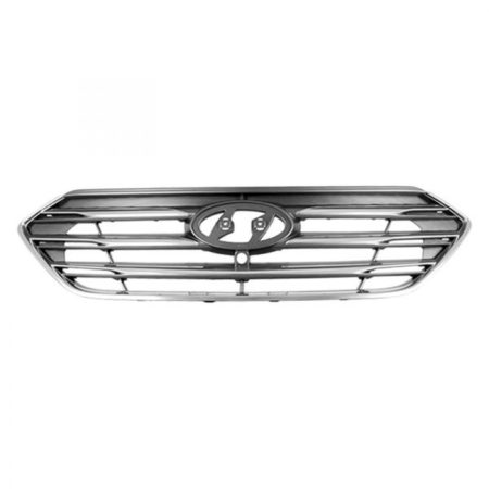 Grille assy w/Front View Camera - HYUNDAI SANTA FE SPORT 2017-2018