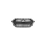 Grille assy 1.4L TURBO|2.0L; Sedan; USA Built; Silver - HYUNDAI ELANTRA 2017-2018