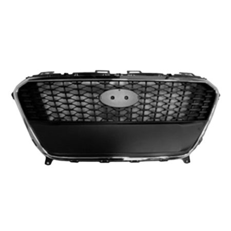 Grille assy HYBRID; w/o Auto Cruise; w/o Emblem - HYUNDAI SONATA 2016-2017