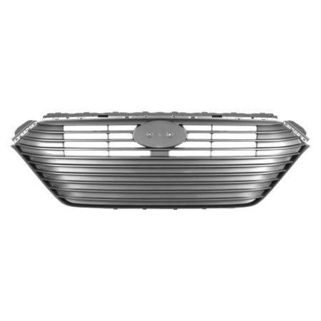 Grille assy w/o Intelligent Cruise Control; Silver/Gray - HYUNDAI IONIQ 2017-2019