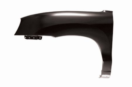 Left Front fender assy base model/GL; w/o rocker molding holes - HYUNDAI SANTA FE 2001-2006