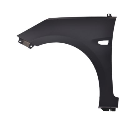 Left Front fender assy To 4-1-11; w/Side Lamp Hole - HYUNDAI ACCENT 2012-2012