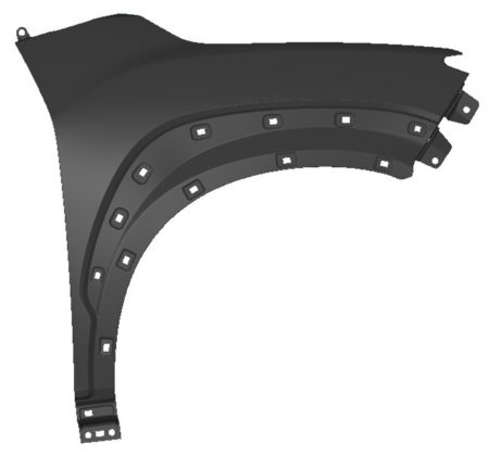 Right Front fender assy - HYUNDAI KONA 2018-2022