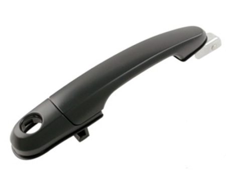 Left Front door handle outer w/o Keyless Entry; Black - HYUNDAI TUCSON 2005-2009