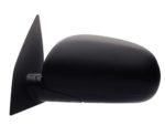 Left Mirror outside rear view H/B; Power; Textured Black - HYUNDAI ACCENT 2010-2011