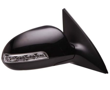 Right Mirror outside rear view H/B; Power; Heated; w/Side Repeater Lamps; PTM - HYUNDAI ELANTRA 2009-2012