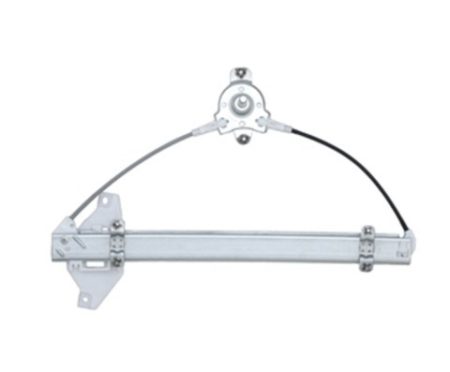 Left Front door glass regulator Sedan; Manual - HYUNDAI ACCENT 2000-2006
