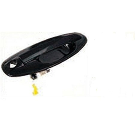 Left Rear door handle outer Textured Black - HYUNDAI SANTA FE 2001-2006