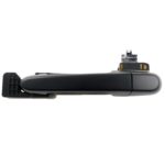 Left Rear door handle outer Sedan; Black - HYUNDAI ACCENT 2006-2011